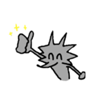とんがりオオカミ2（個別スタンプ：5）