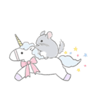 チンチラ ゆるかわ手描きタッチのスタンプ（個別スタンプ：40）