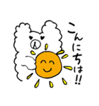 ぼさグマ 毎日使いの定番スタンプ（個別スタンプ：16）
