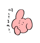 メンヘラうさぎちゃんとくまちゃん（個別スタンプ：2）