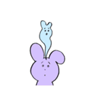 メンヘラうさぎちゃんとくまちゃん（個別スタンプ：15）