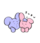 メンヘラうさぎちゃんとくまちゃん（個別スタンプ：18）
