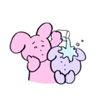 メンヘラうさぎちゃんとくまちゃん（個別スタンプ：19）