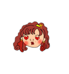 似顔絵スタンプ 飲み屋 ビビちゃん♡（個別スタンプ：5）