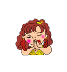 似顔絵スタンプ 飲み屋 ビビちゃん♡（個別スタンプ：8）