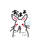 しろくろうさぎだよ（個別スタンプ：10）