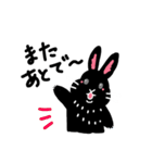 しろくろうさぎだよ（個別スタンプ：26）