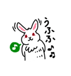 しろくろうさぎだよ（個別スタンプ：35）