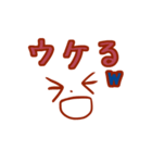 ビッグフェイス！天気、挨拶、表情etc.（個別スタンプ：3）