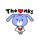 お茶目なうさ子。（個別スタンプ：24）
