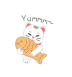 ラッキーキャット日記（個別スタンプ：5）