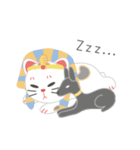 ラッキーキャット日記（個別スタンプ：40）