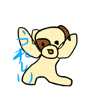 犬のわんたぬすと愉快な仲間たち <きほん>（個別スタンプ：1）