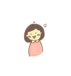 ぼぶへあのおんなのこ（個別スタンプ：7）