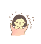 ぼぶへあのおんなのこ（個別スタンプ：34）
