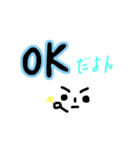 お顔のれたラップくん。（個別スタンプ：5）