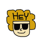 SAY HI WITH AFRO（個別スタンプ：1）