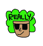 SAY HI WITH AFRO（個別スタンプ：5）