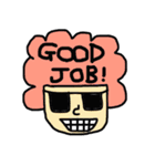 SAY HI WITH AFRO（個別スタンプ：15）