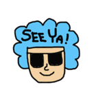SAY HI WITH AFRO（個別スタンプ：16）