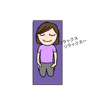 ヨガ好きのための使えるスタンプ（個別スタンプ：40）