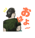キャップメン。（個別スタンプ：14）