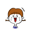 表情、ゆたかちゃん（個別スタンプ：10）