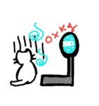 フィットネス猫ネコ（個別スタンプ：3）