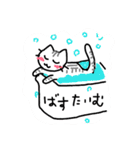 フィットネス猫ネコ（個別スタンプ：4）