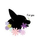 まっ黒わんこのララ-2（個別スタンプ：18）