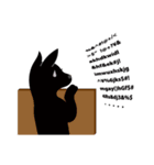 まっ黒わんこのララ-2（個別スタンプ：39）