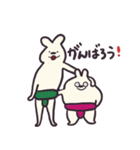 おすもうウサギの日常会話スタンプ（個別スタンプ：19）