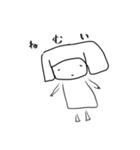 ようじ絵 気の抜けたお返事（個別スタンプ：30）
