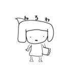ようじ絵 気の抜けたお返事（個別スタンプ：31）