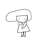 ようじ絵 気の抜けたお返事（個別スタンプ：39）