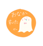 やさしいピンクのおばけ(カラフルな日常編)（個別スタンプ：12）