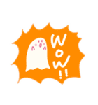 やさしいピンクのおばけ(カラフルな日常編)（個別スタンプ：34）