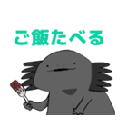 シュールなウーパールーパーさんズ（個別スタンプ：15）
