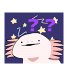 シュールなウーパールーパーさんズ（個別スタンプ：21）
