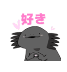 シュールなウーパールーパーさんズ（個別スタンプ：23）