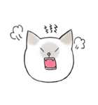 シャム猫のゆるっとスタンプ（個別スタンプ：6）