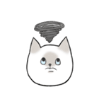 シャム猫のゆるっとスタンプ（個別スタンプ：7）