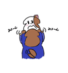 ぽん吉とゆるこ。ぽんゆる（個別スタンプ：5）