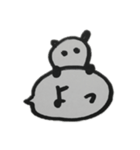 手書き吹き出し ひょっこり（個別スタンプ：11）