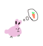 顔のデカイ動物さん（個別スタンプ：1）