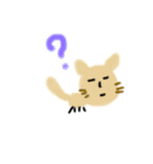 顔のデカイ動物さん（個別スタンプ：5）