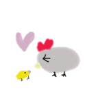 顔のデカイ動物さん（個別スタンプ：8）