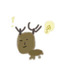 顔のデカイ動物さん（個別スタンプ：11）
