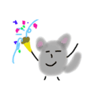 顔のデカイ動物さん（個別スタンプ：15）