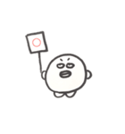 ひねくれまんまる（個別スタンプ：3）